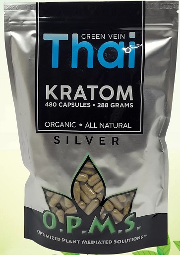 OPMS Silver - Thai Green Vein 480 capsules