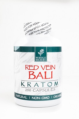 Whole Herbs - Red Vein Bali - 250 capsules