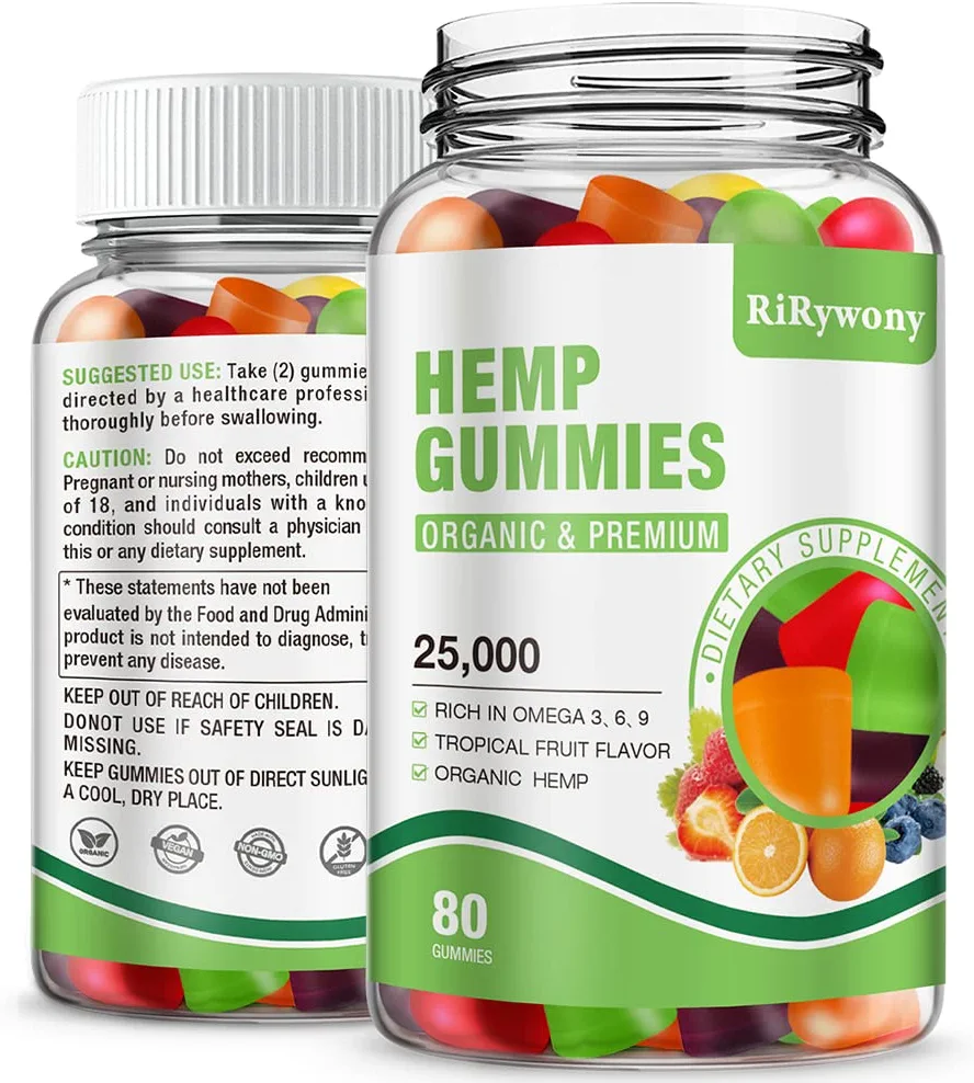 RiRywony Hemp gummies 25,000mg 80 gummies